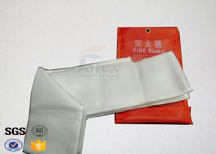 CE Approved 100% Glass Fiber Fire Retardant Blankets Anti High Temperature