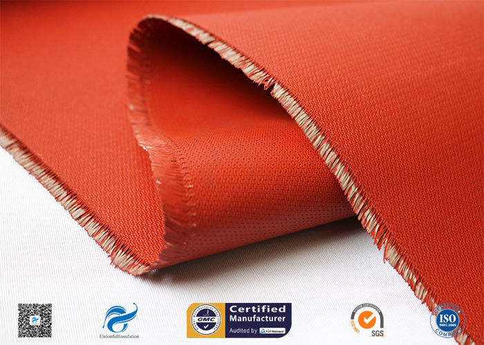 C - Glass 3732 Two Side Red Silicone Rubber Coated Fiberglass Fabric