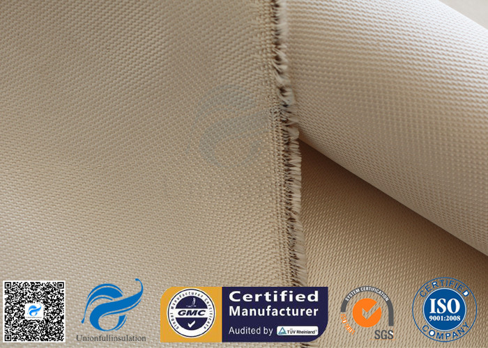 800 Degree Celsius 600 g/m2 Brown High Silica Fabric Cloth 0.7 mm Fiberglass Fabric