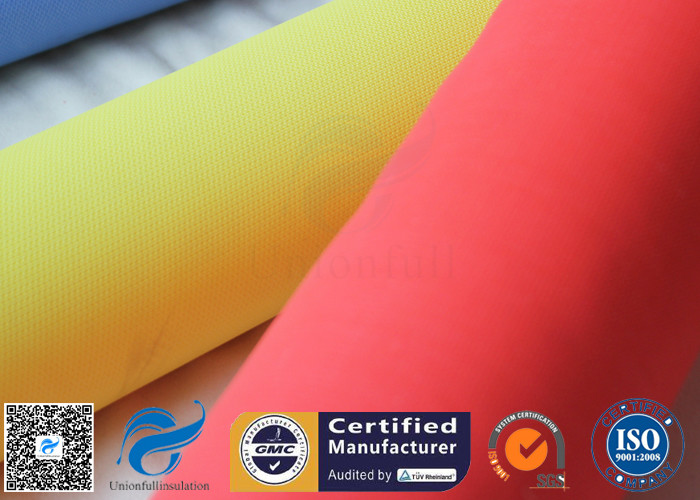 Red Silicone Rubber Coated Fiberglass Engineer Acoustic Insulation Fabric Material