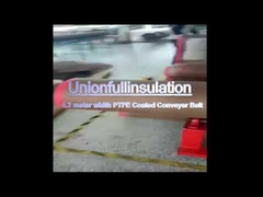 Καφέ PTFE Επικαλυμμένο Υφασμάτινο Δίχτυ από Ίνες Γυαλιού για Μεταφορική Ταινία 4X4 mm