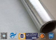 Heat Reflective 0.9mm Aluminium Foil Fiberglass Silver Coated Fabric Pipe Insulation
